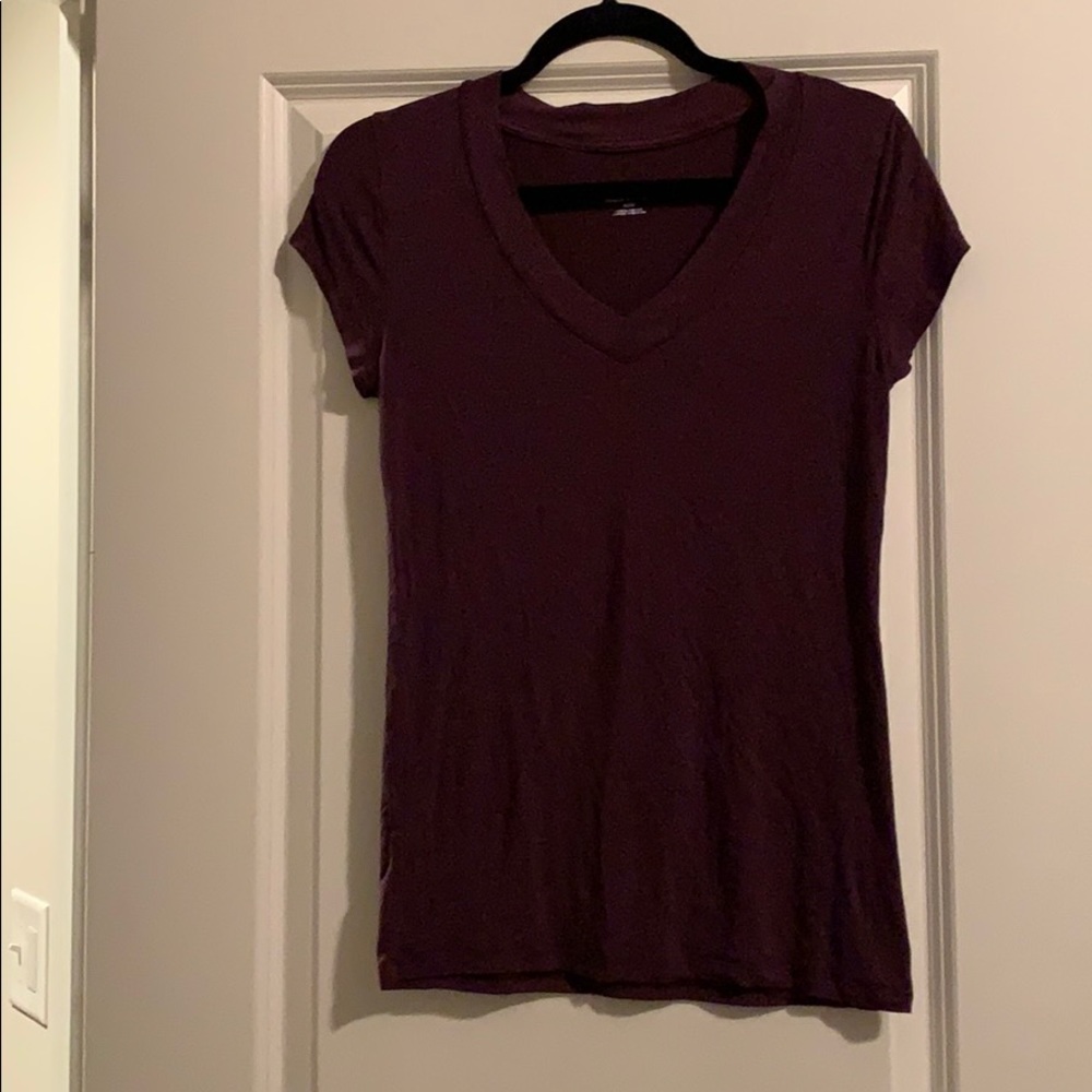 Merona Purple V-Neck Tee